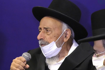 כשהגר"ש בעדני יצא נגד מפיצי הכזבים על החיסון | תיעוד