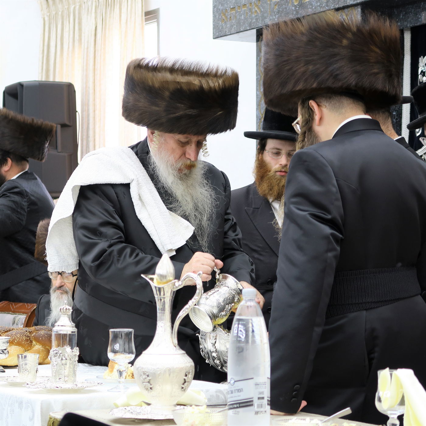 בחצר חסידות טשרנאביל חגגו פדיון הבן לנין האדמו"ר