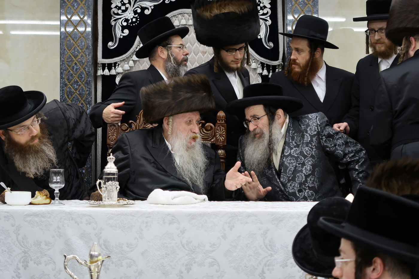 בחצר חסידות טשרנאביל חגגו פדיון הבן לנין האדמו"ר