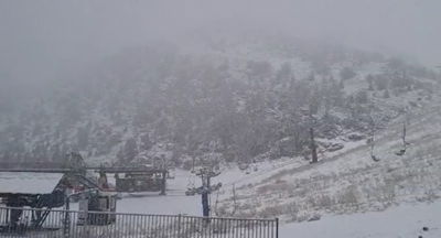 תיעוד לבן ומרהיב: השלג הסמיך עוטף את הרי החרמון בצפון