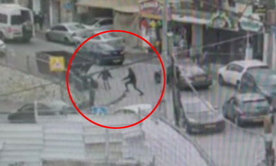 יידוי אבן על רכב חולף ומעצר החשוד בשעת מעשה