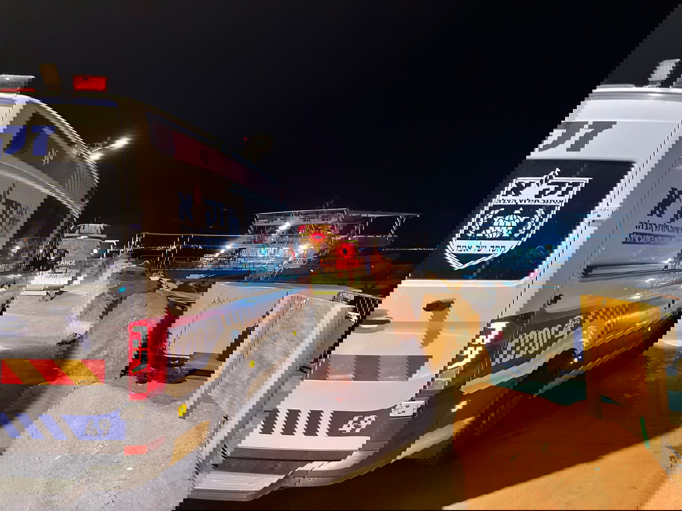 נמשה ללא רוח חיים | זירת האירוע, אמש