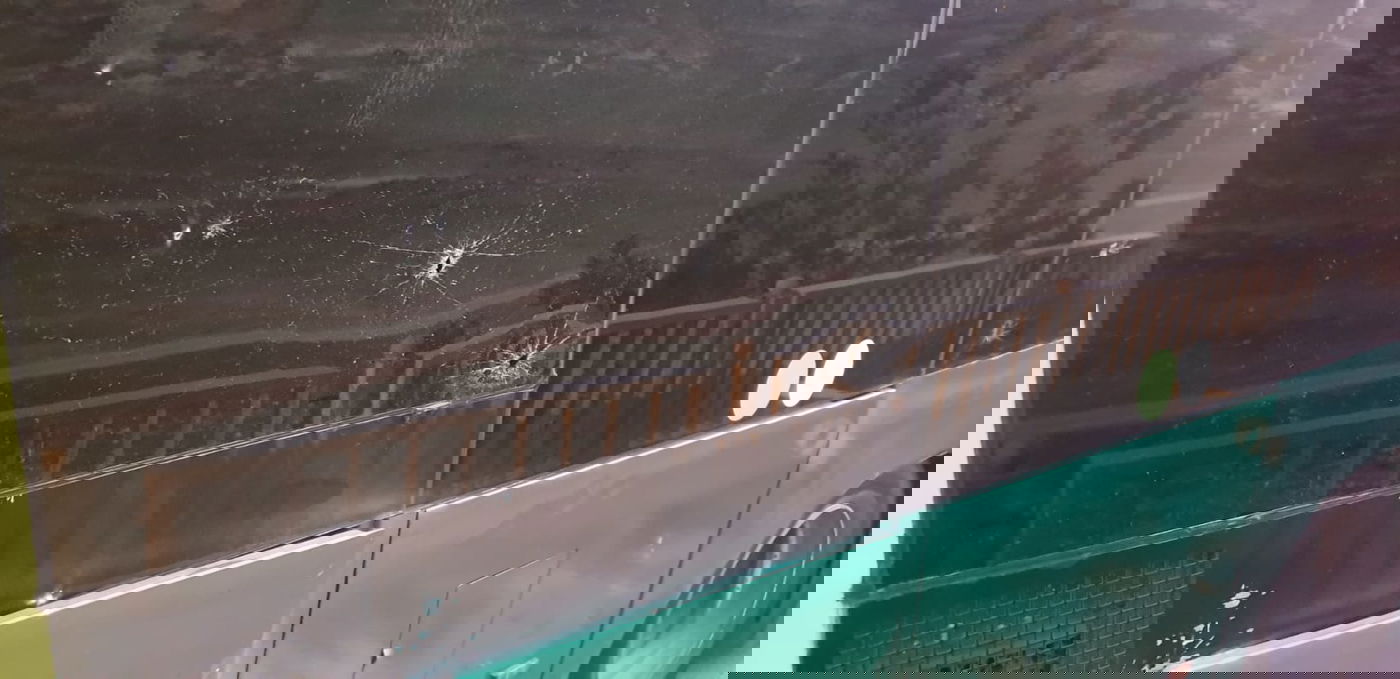 הנזק שנגרם לאוטובוס