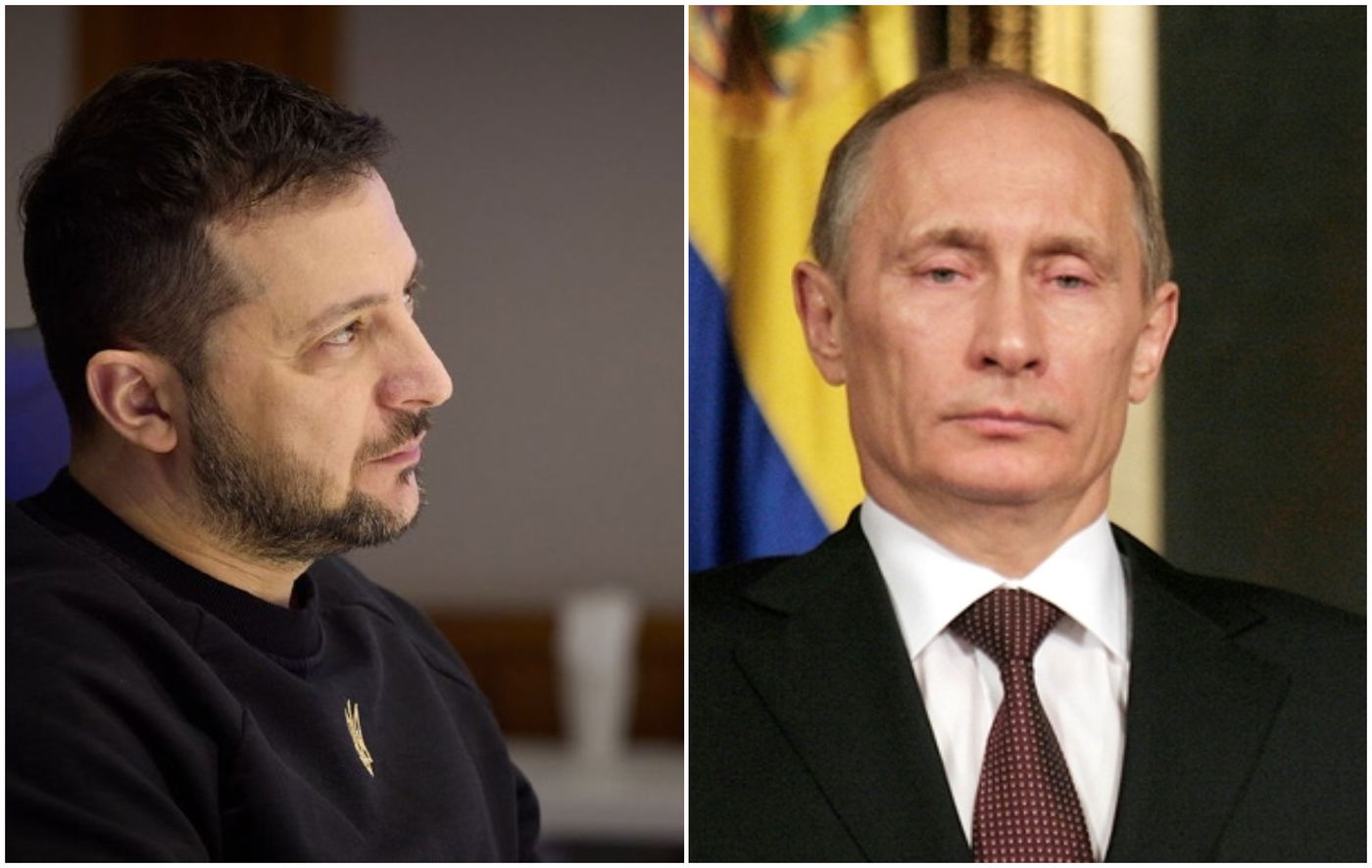 פוטין וזלנסקי