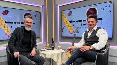 אדם טרייסטמן לצד זלמן שטוב