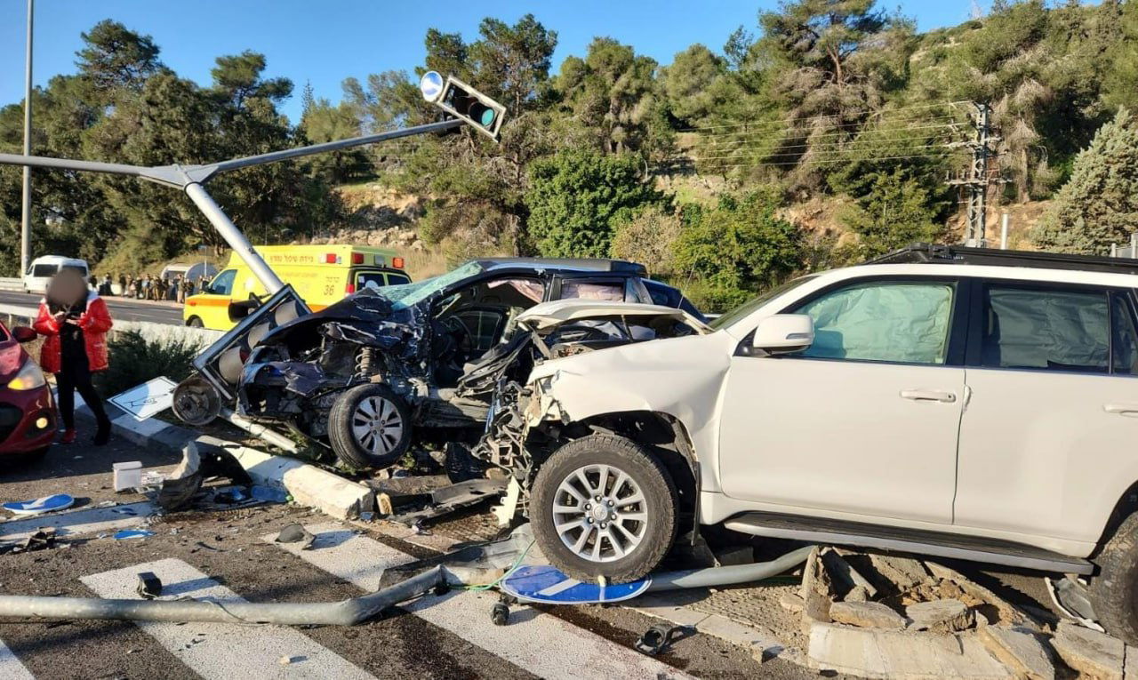 זירת התאונה