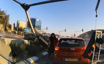 מחריד: רגעי התאונה הקטלנית ביקנעם - בה נהרגה אישה