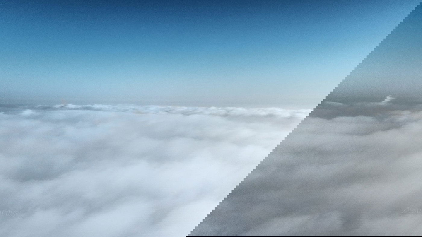 תיעוד מטריף: כך נראה הערפל שכיסה את אשדוד - מלמעלה