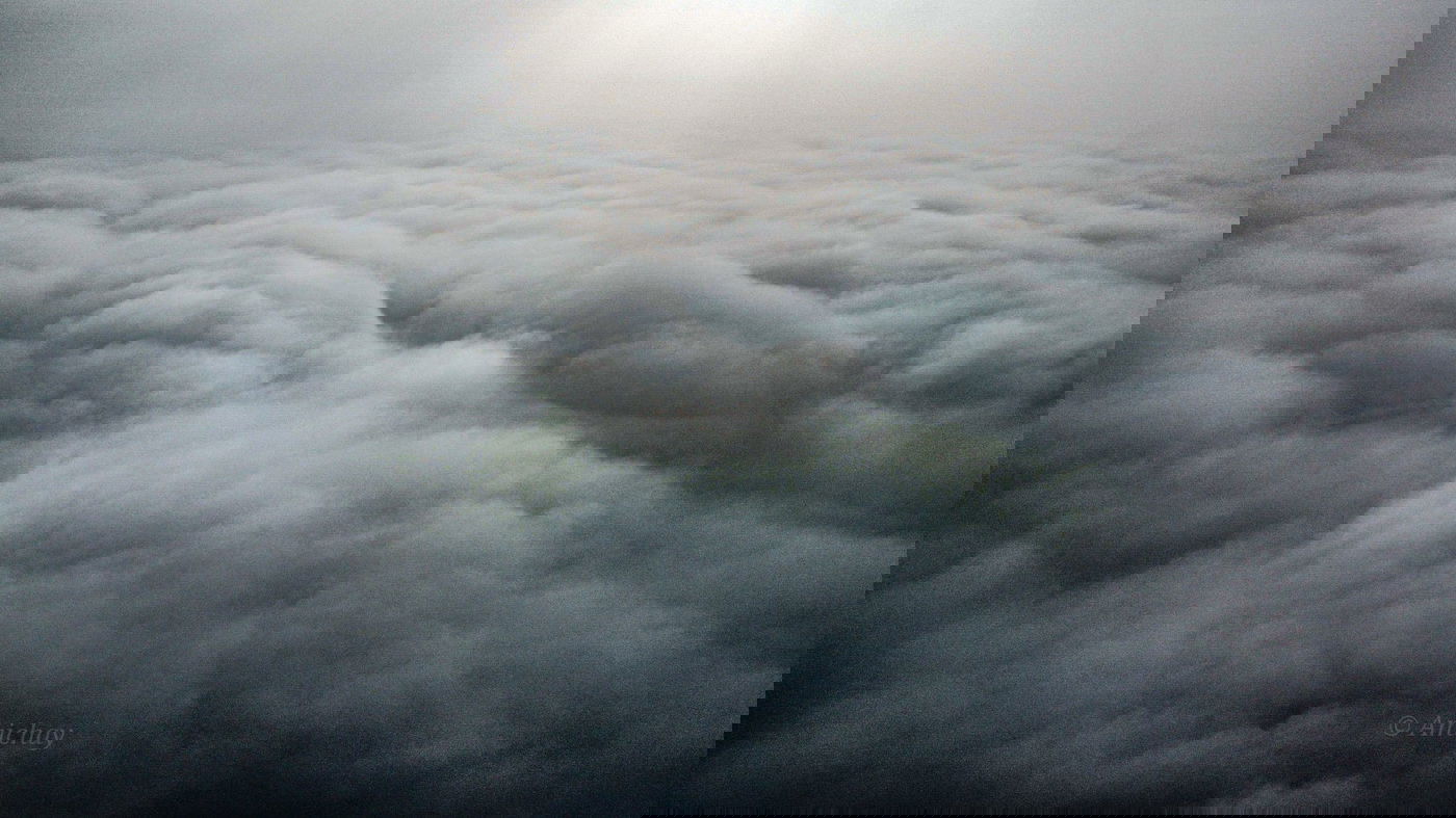 תיעוד מטריף: כך נראה הערפל שכיסה את אשדוד - מלמעלה