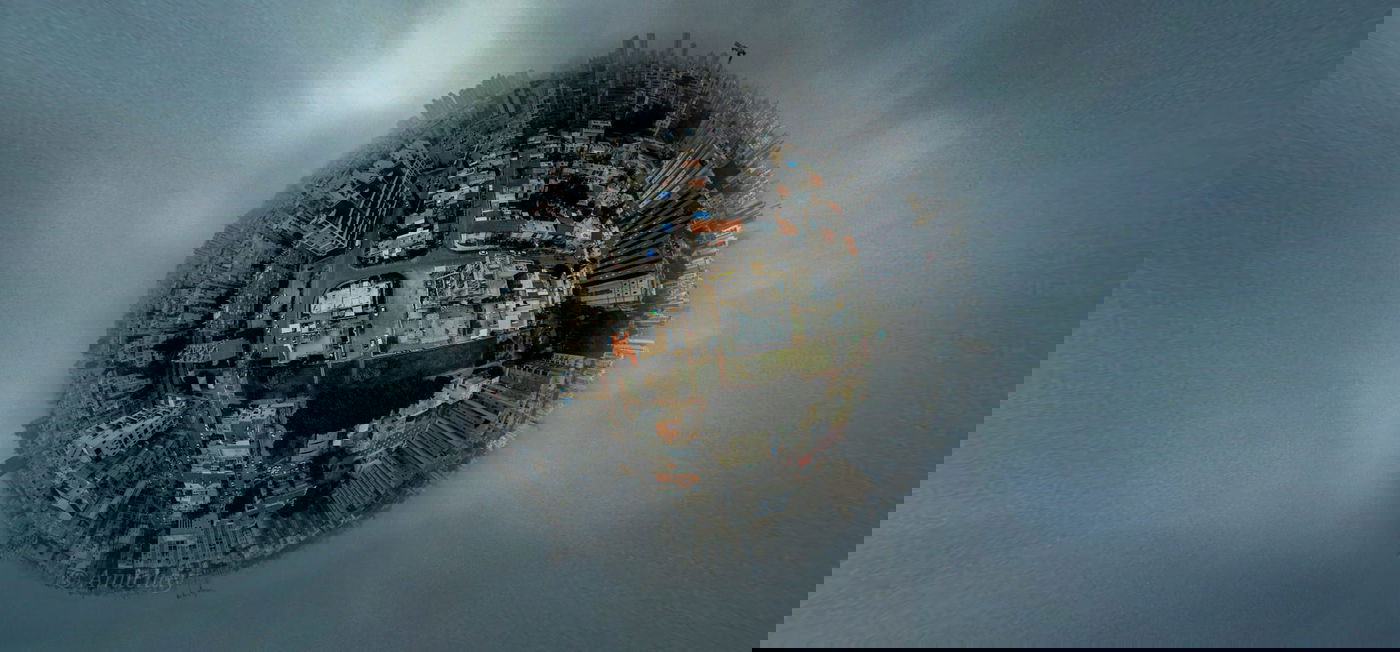 תיעוד מטריף: כך נראה הערפל שכיסה את אשדוד - מלמעלה