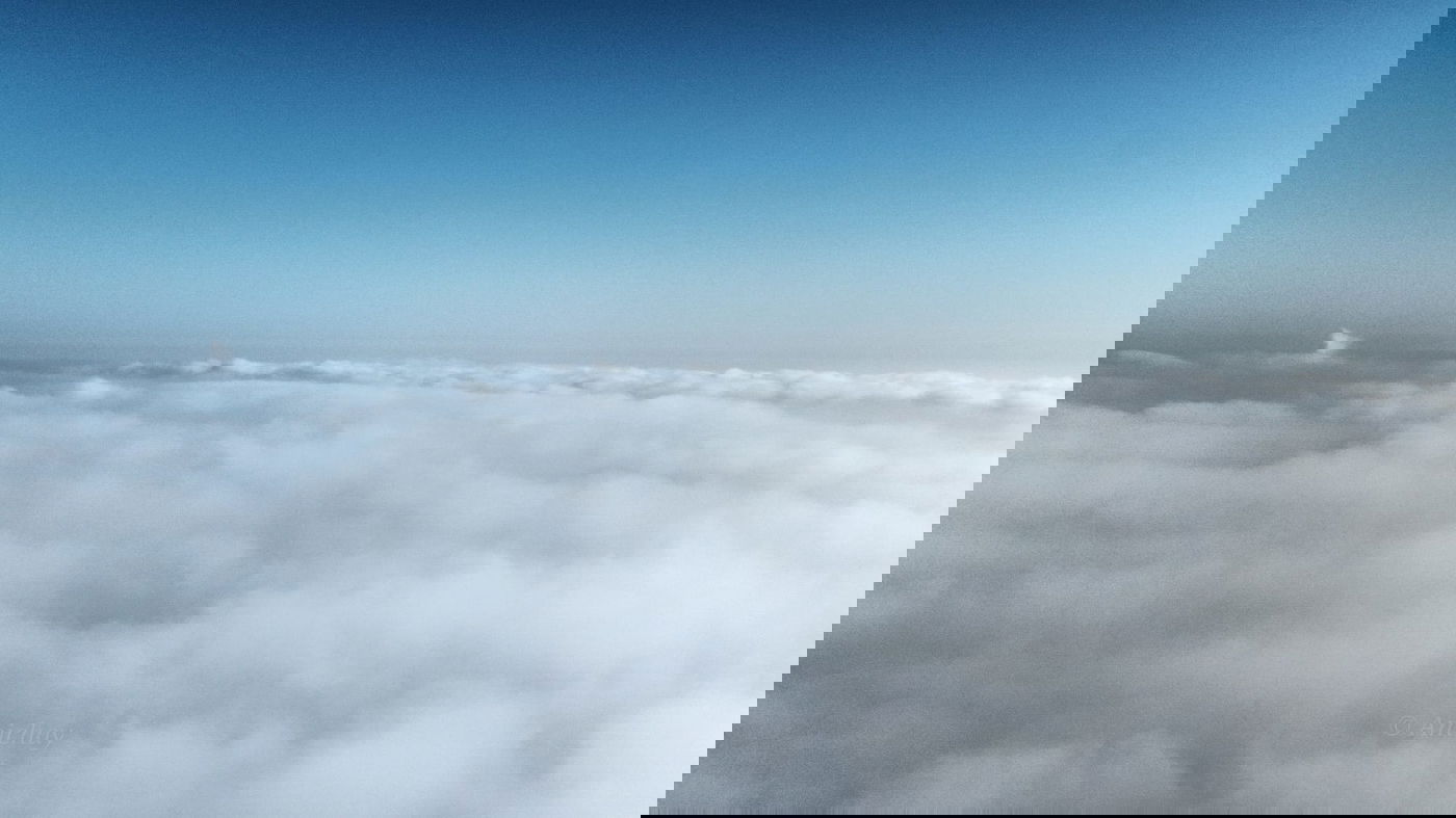 תיעוד מטריף: כך נראה הערפל שכיסה את אשדוד - מלמעלה