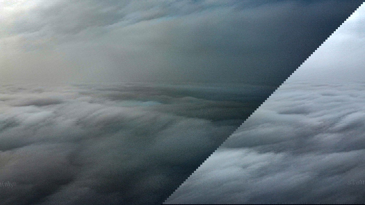 תיעוד מטריף: כך נראה הערפל שכיסה את אשדוד - מלמעלה