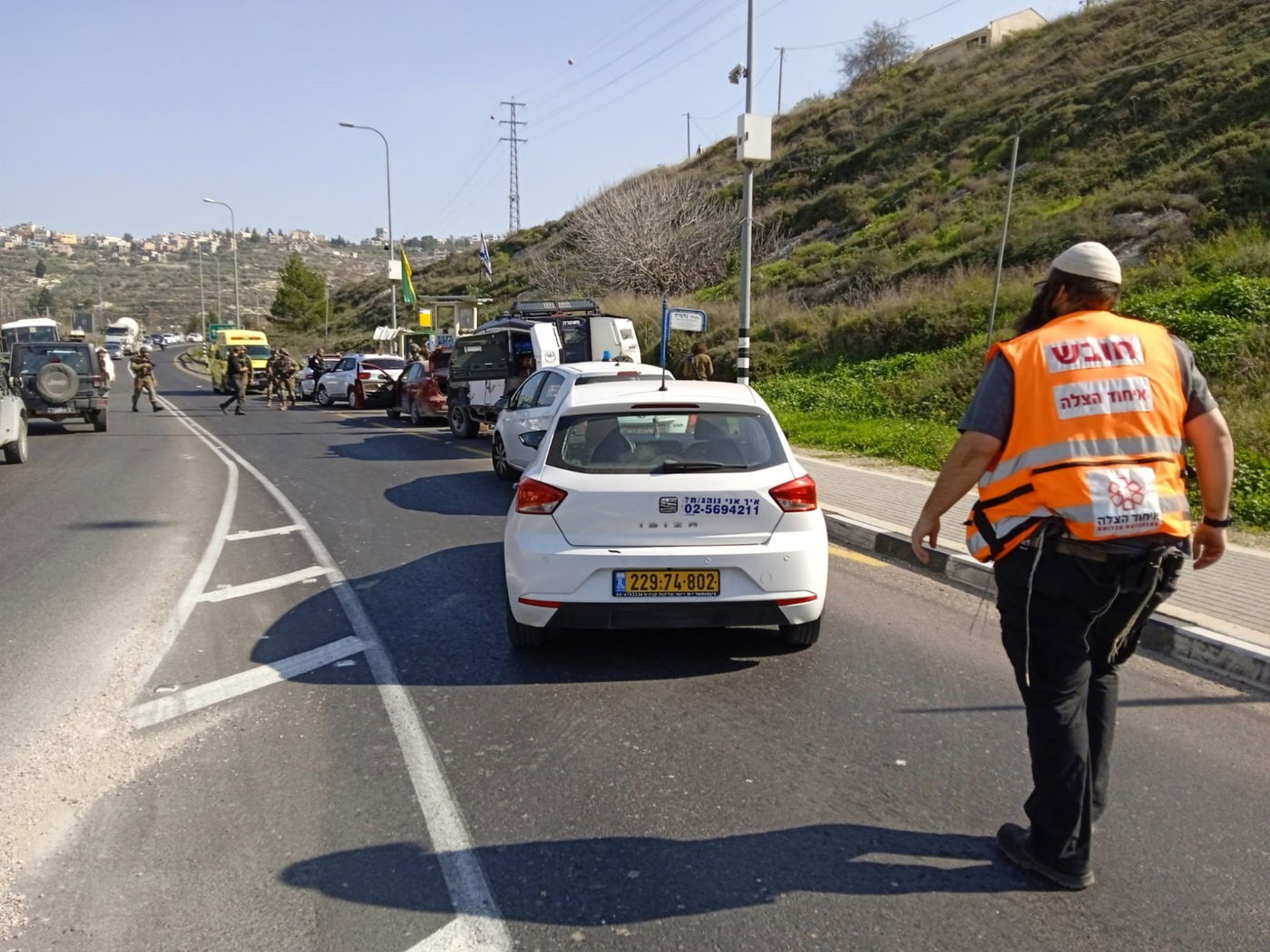 זירת פיגוע בקדומים. ארכיון