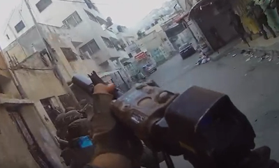 ממצלמות הקסדה של לוחמי הימ"מ: קרב היריות בג'נין