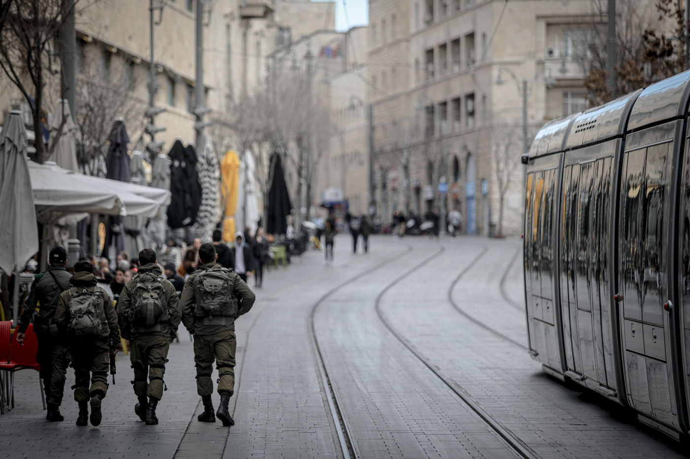 המתיחות הביטחונית: חיילים ברחובות ירושלים | תיעוד