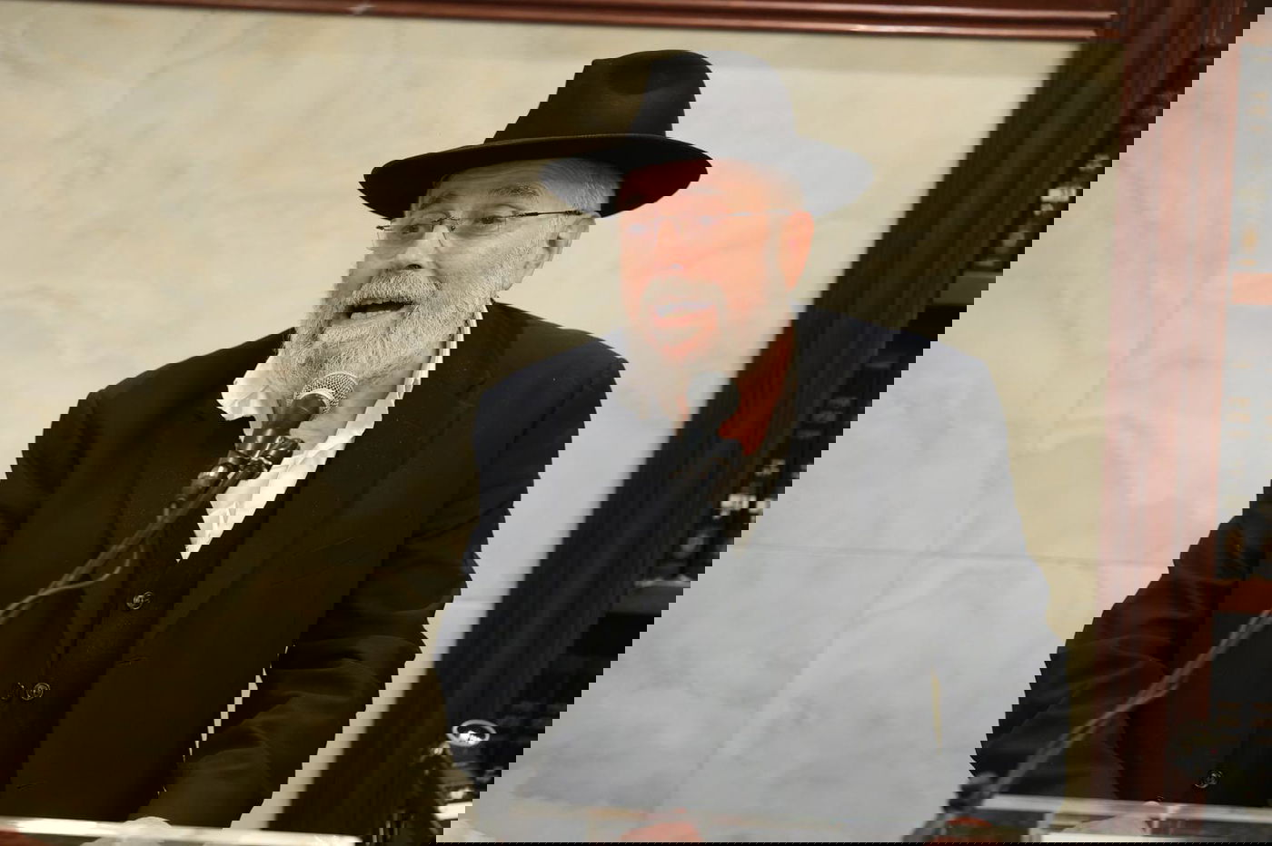 צפו: גדולי ישראל בעצרת מספד לגר"ש אליטוב זצ"ל