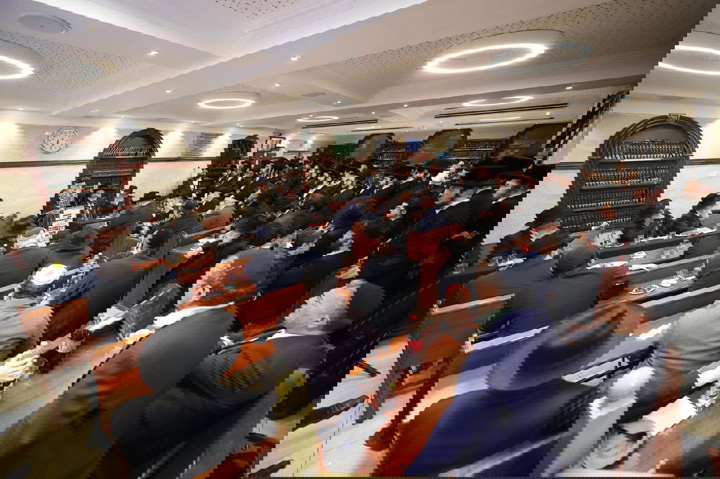 צפו: גדולי ישראל בעצרת מספד לגר"ש אליטוב זצ"ל