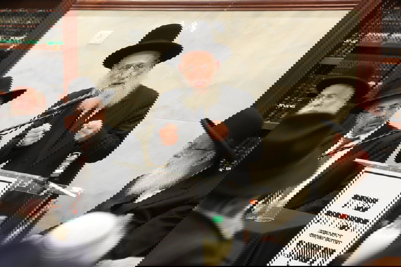 צפו: גדולי ישראל בעצרת מספד לגר"ש אליטוב זצ"ל