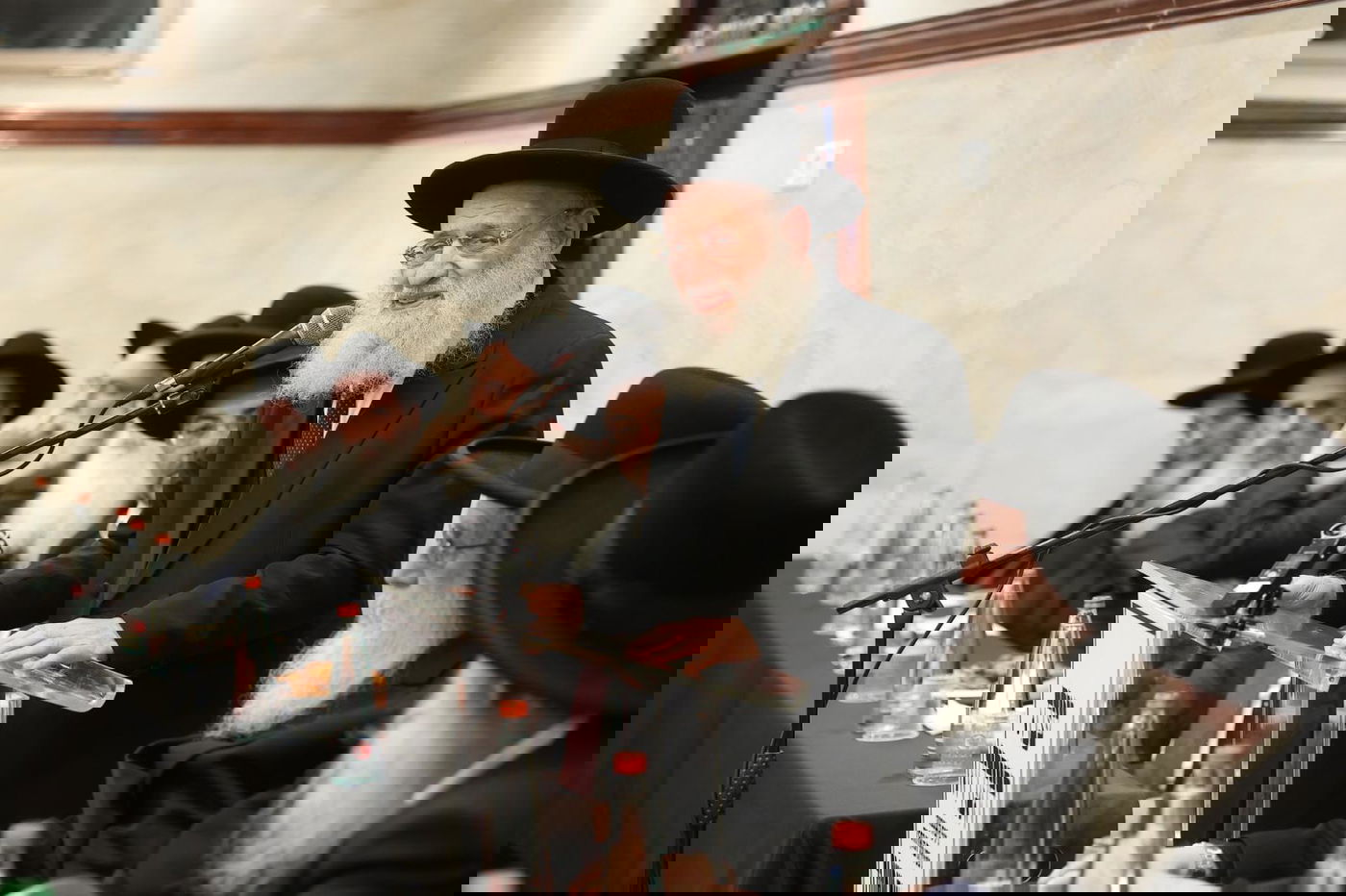 צפו: גדולי ישראל בעצרת מספד לגר"ש אליטוב זצ"ל