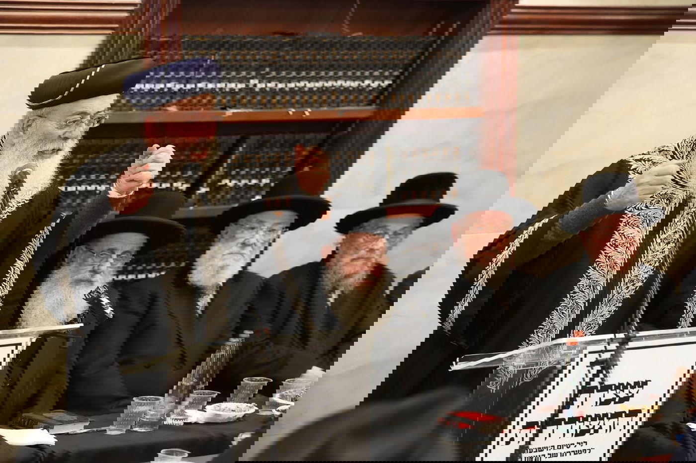 צפו: גדולי ישראל בעצרת מספד לגר"ש אליטוב זצ"ל