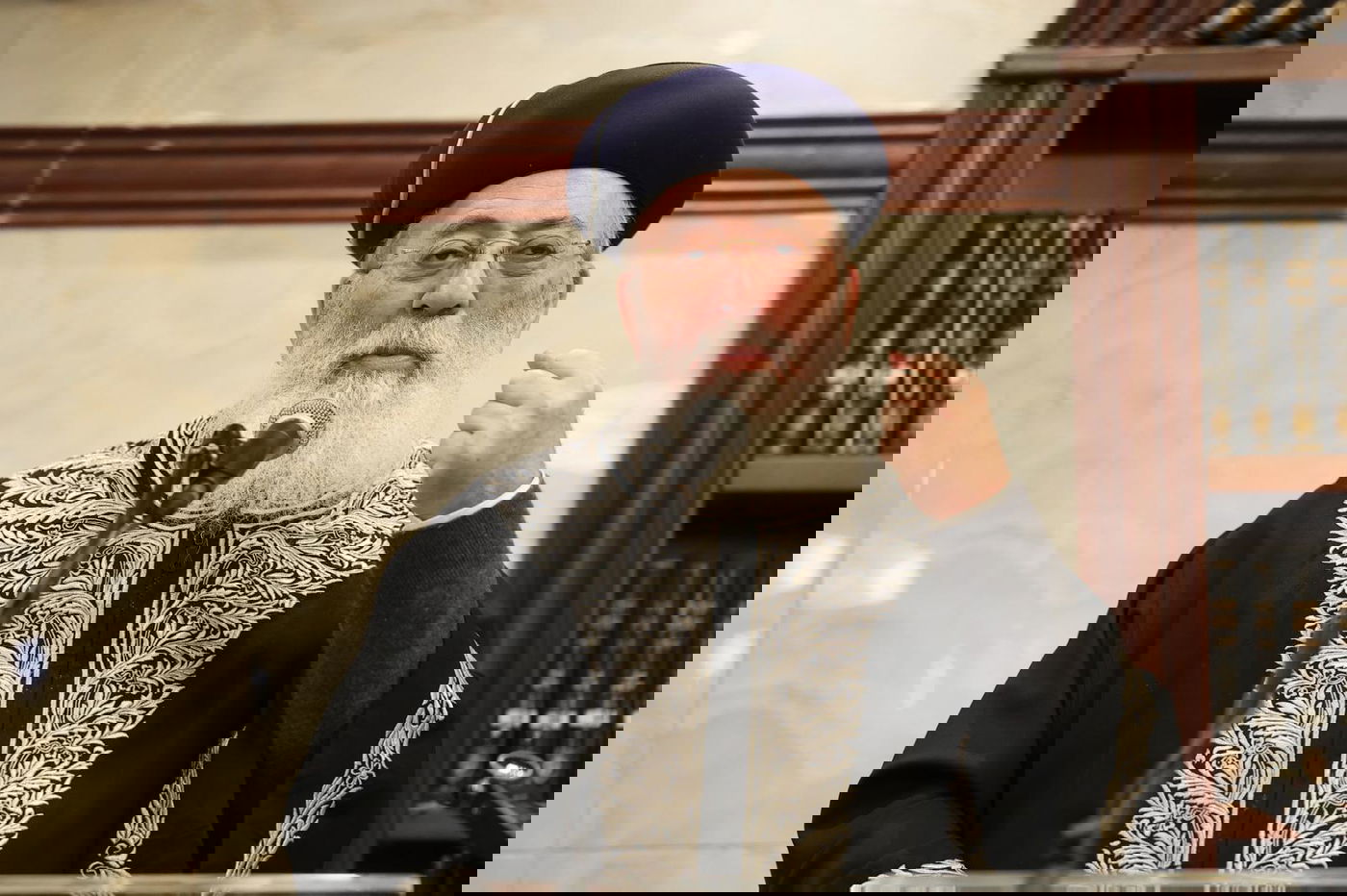 צפו: גדולי ישראל בעצרת מספד לגר"ש אליטוב זצ"ל