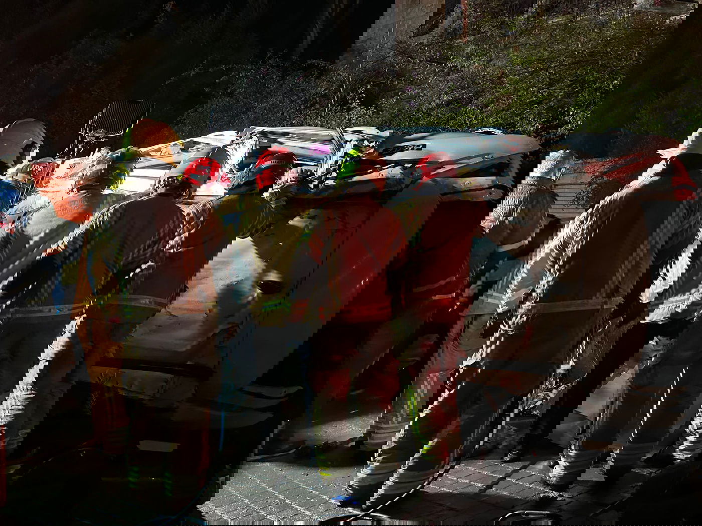 שני הרוגים בתאונה קשה בלב ירושלים; אישה נוספת נלכדה