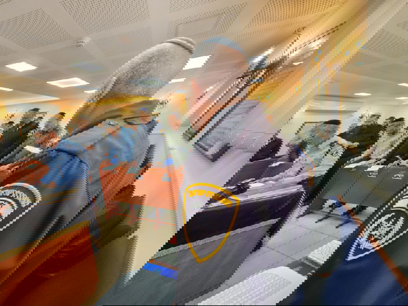 בפעם הראשונה: אלפי שוטרים התכנסו להתפלל על המצב