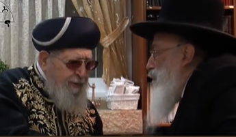 "חביב ונחמד"; המפגש המרגש בין מרן לגר"ש אליטוב