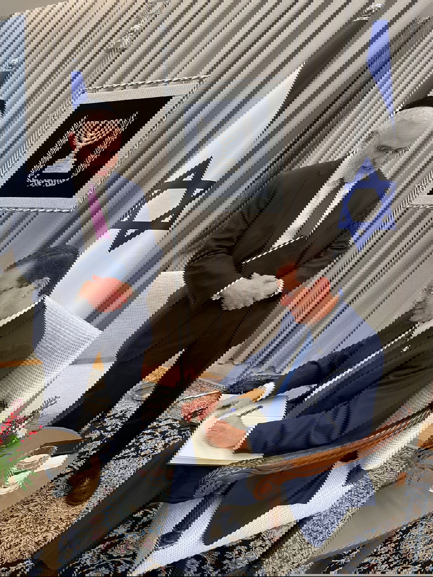 נשיא המדינה נפגש עם משלחת של ה-OU