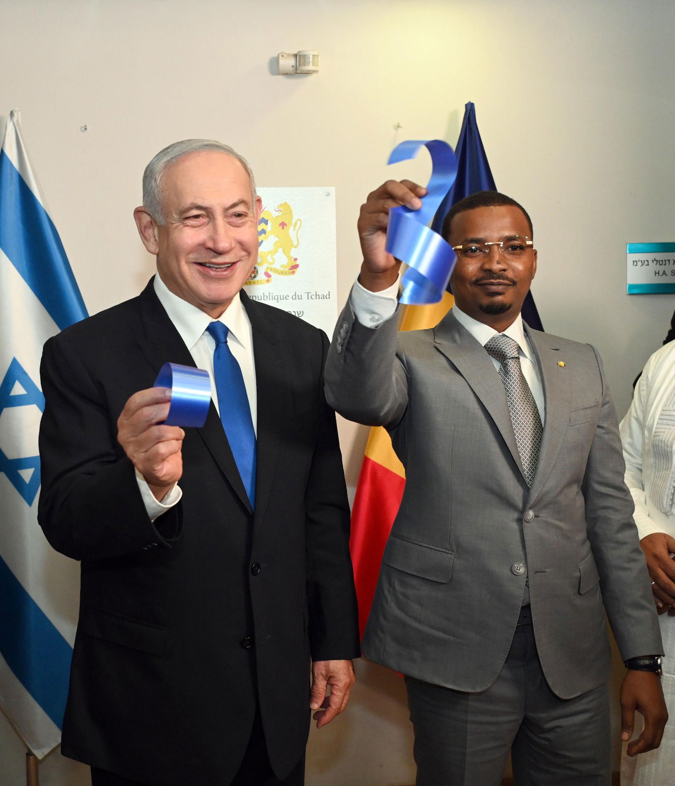 נשיא המדינה האפריקנית חנך עם נתניהו את השגרירות ברמת גן