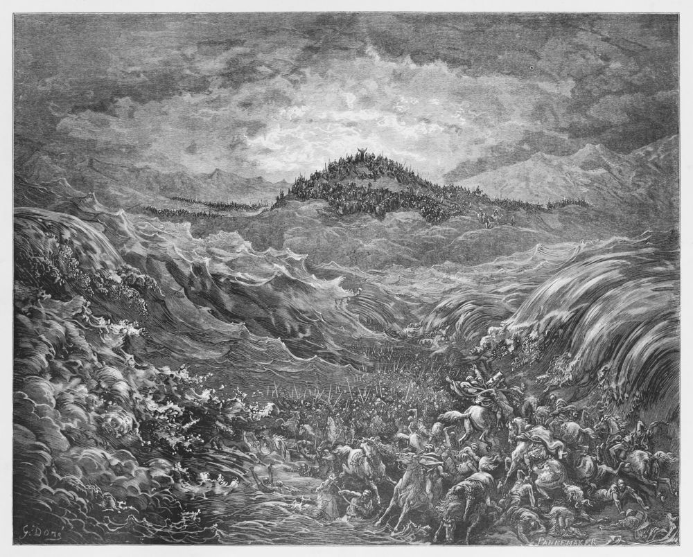 קריעת ים סוף | אילוסטרציה