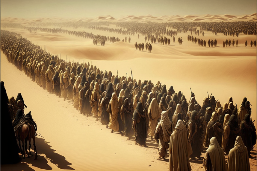 בני ישראל במדבר -