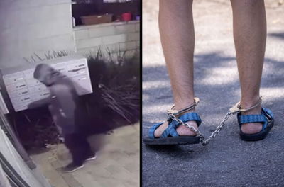 משמאלL החשוד במעשה הנורא