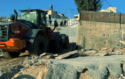 הריסת בתים בלתי חוקיים בירושלים שבוע שעבר;