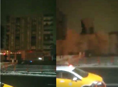 תיעוד דרמטי: בניין רב קומות קורס בטורקיה על יושביו בתוך שניות