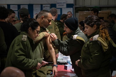 התארגנות משלחת הסיוע הרפואית "ענפי זית" בטורקיה