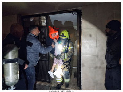 השריפה בבאר שבע • צפו