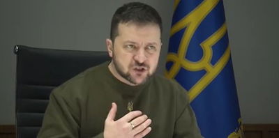 זלנסקי הפגין מקורות וציטט מתהלים: "קולי אל השם אקרא"