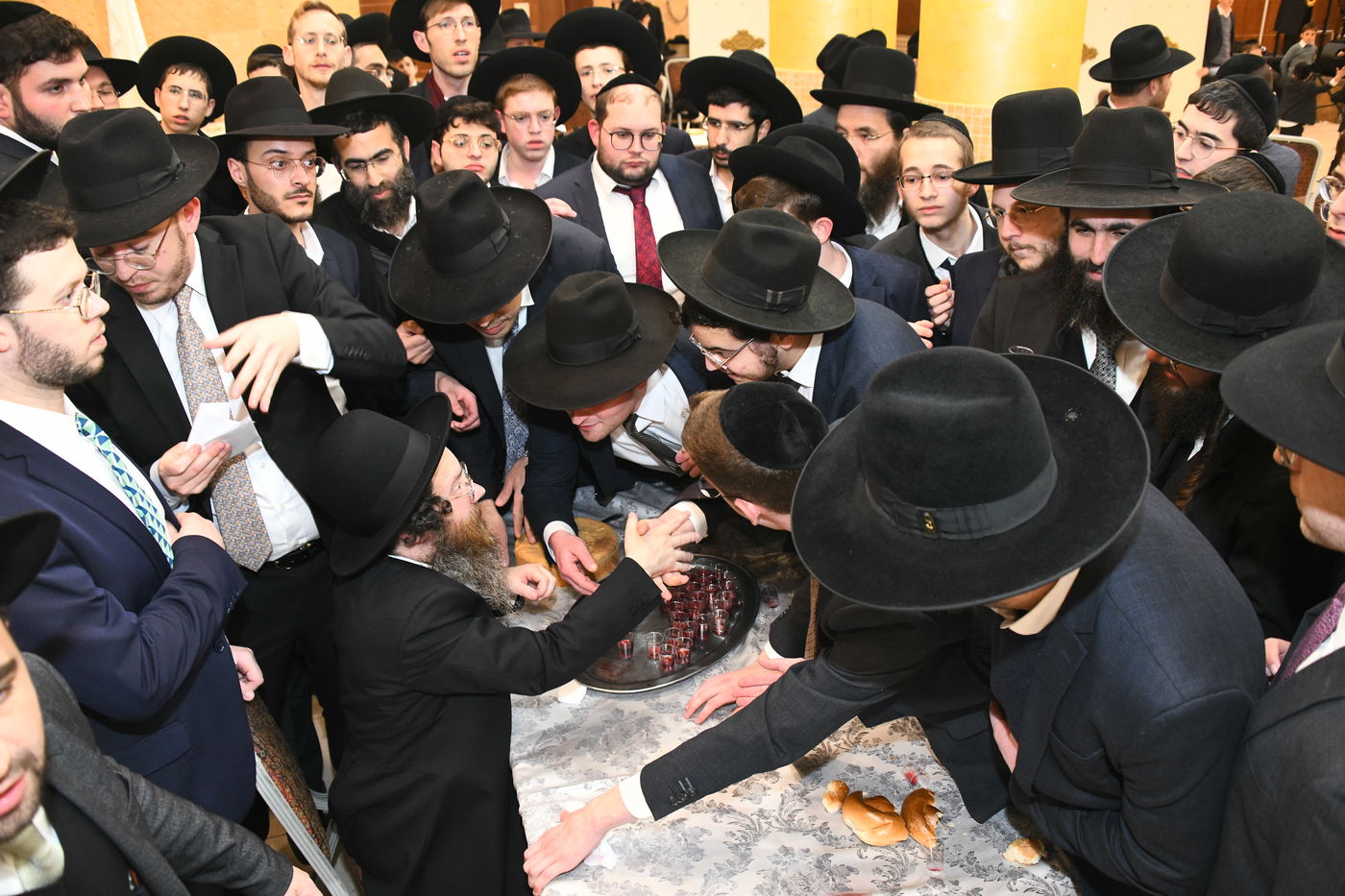 המונים בחתונת בנו של הגאון רבי עמרם פריד • צפו בגלריה