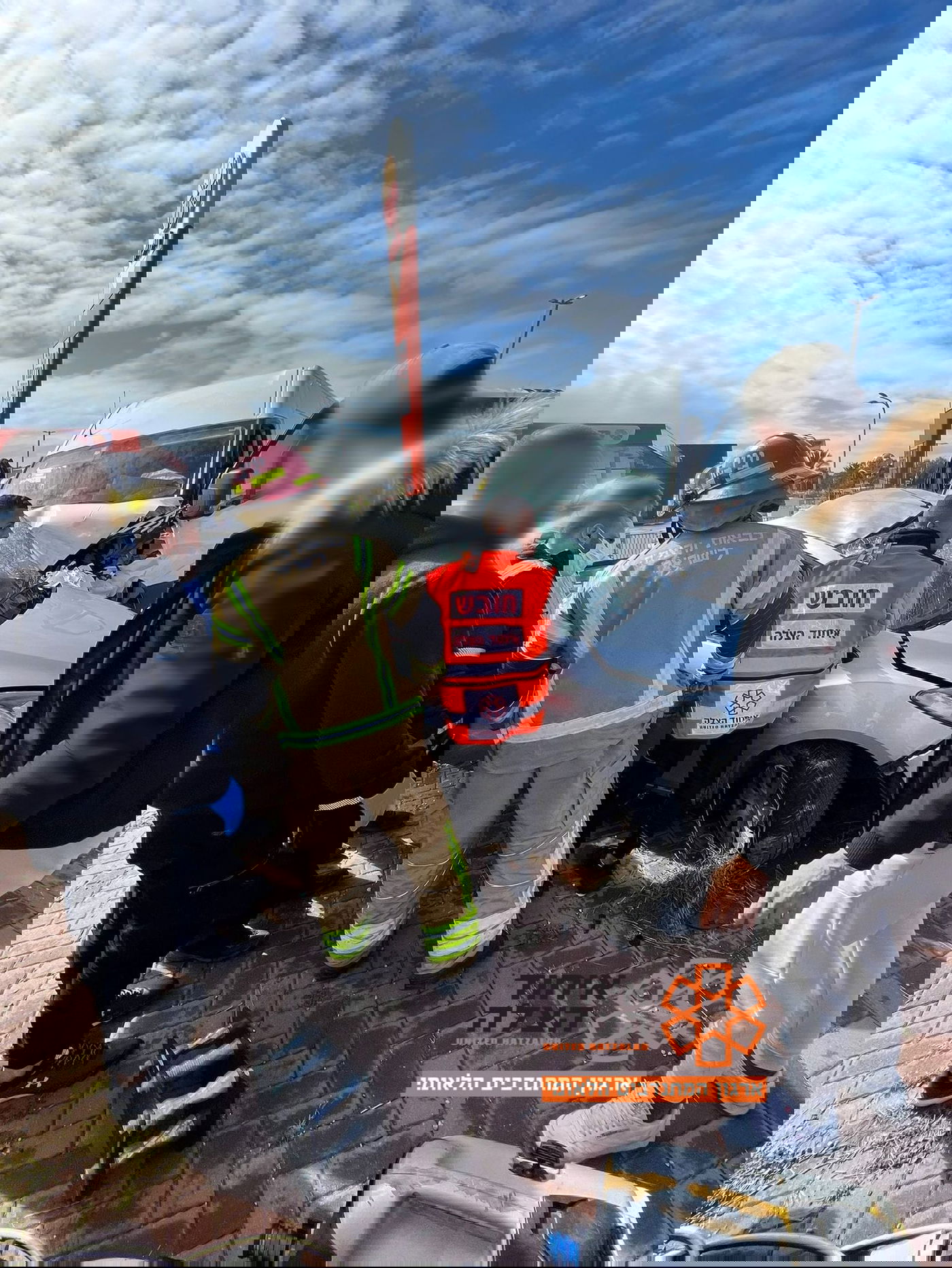 זירת התאונה