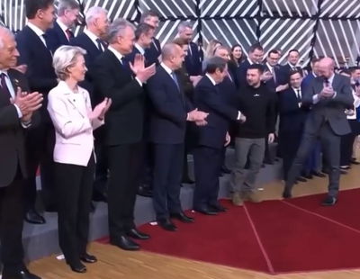 זלנסקי התקבל באיחוד האירופי: זה המנהיג שכעס עליו | צפו