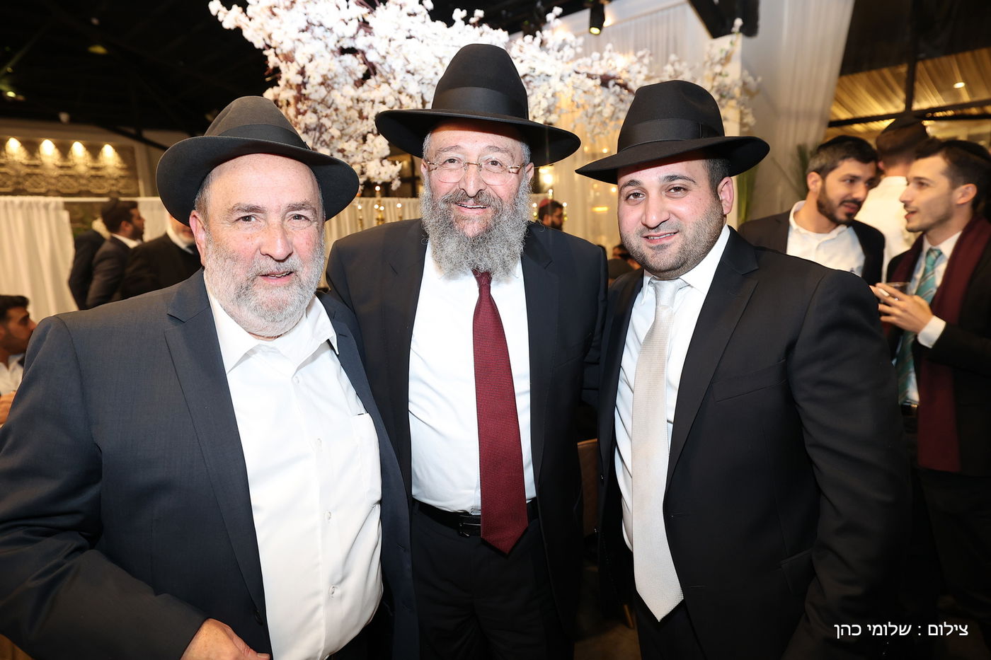 איש התקשורת יחיאל אברהם התחתן, כולם התייצבו | גלריה