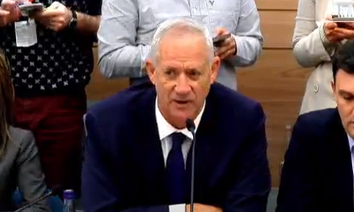 בני גנץ היום בוועדה