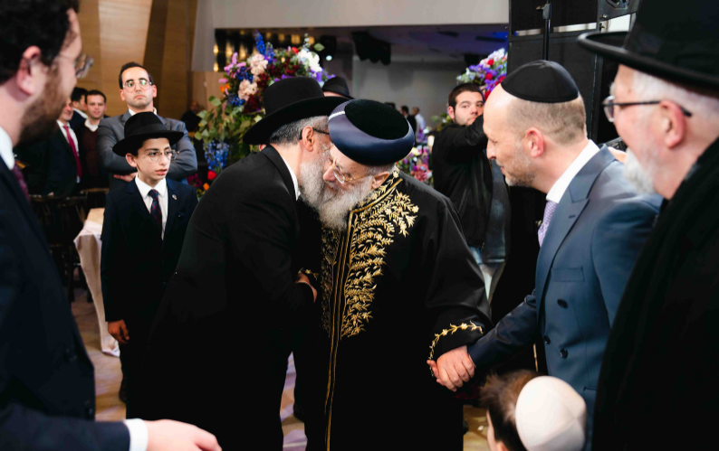 בהשתתפות רבים: בר מצווה לנכד הגר"ד יוסף והגר"י שטיינברגר