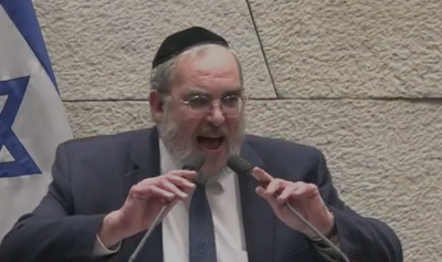 ח"כ יעקב אשר נואם נגד התקשורת במליאת הכנסת