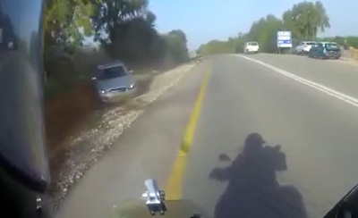 צפו במרדף המטורף דרך מצלמת הקסדה של השוטר