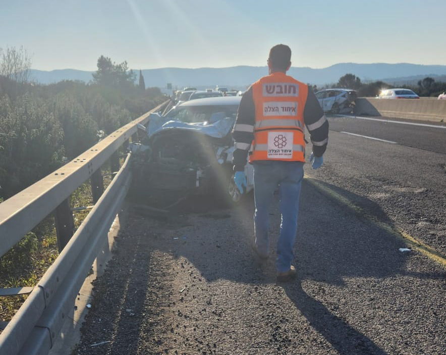 תאונה סמוך למחלף זרזיר