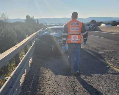 תאונה סמוך למחלף זרזיר