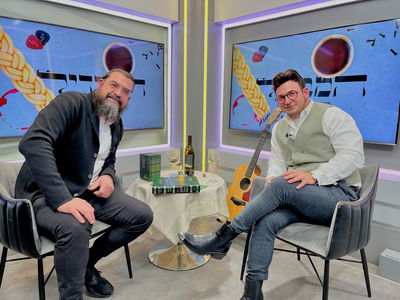 שמוליק הלפרין לצד זלמן שטוב