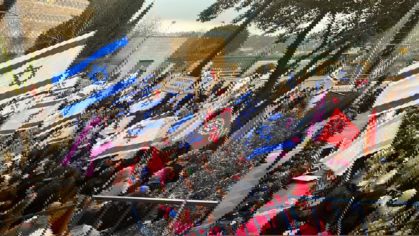 לפני ההצבעה במליאה על הרפורמה: רוב המפגינים מחוץ לכנסת - התפזרו